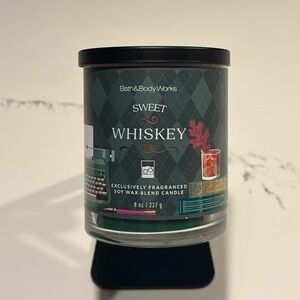 Sweet Whiskey 8oz single wick candle - bath and body works